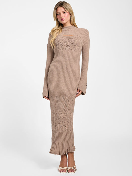 Shinju Sweater Dress and Shrug Set - Guess