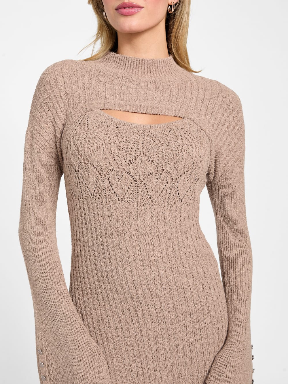Shinju Sweater Dress and Shrug Set - Guess