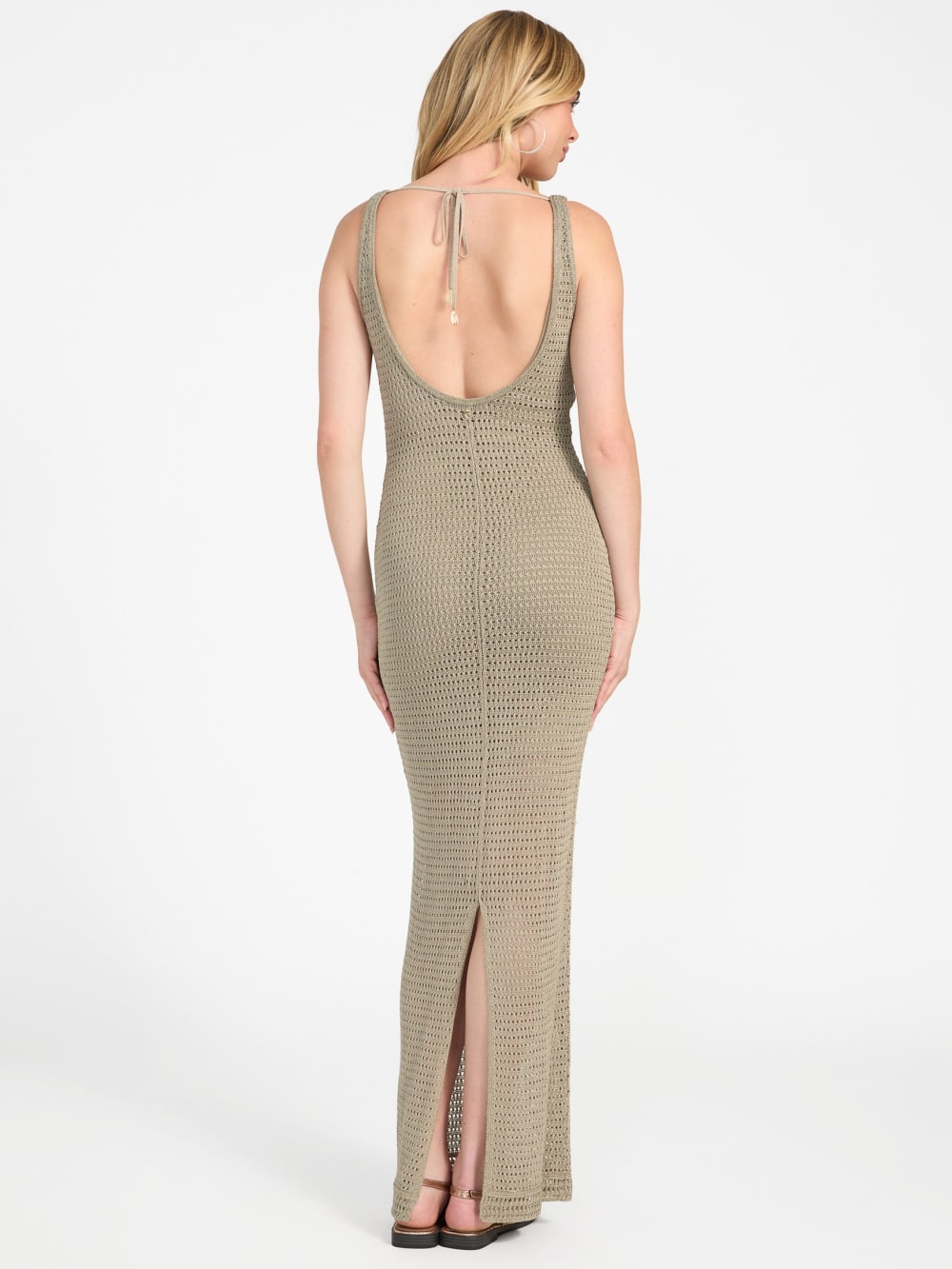 Verdes Crochet Maxi Dress - Guess