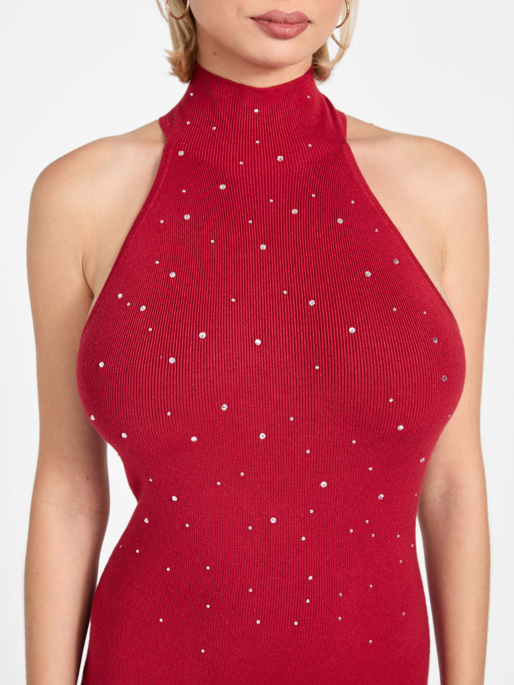 Eco Minara Rhinestone Sweater Dress - Guess