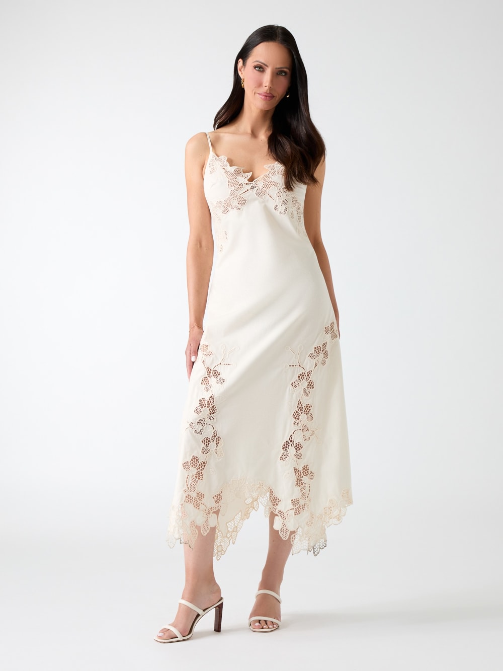 Brooke Crochet Floral Midi Dress - Guess