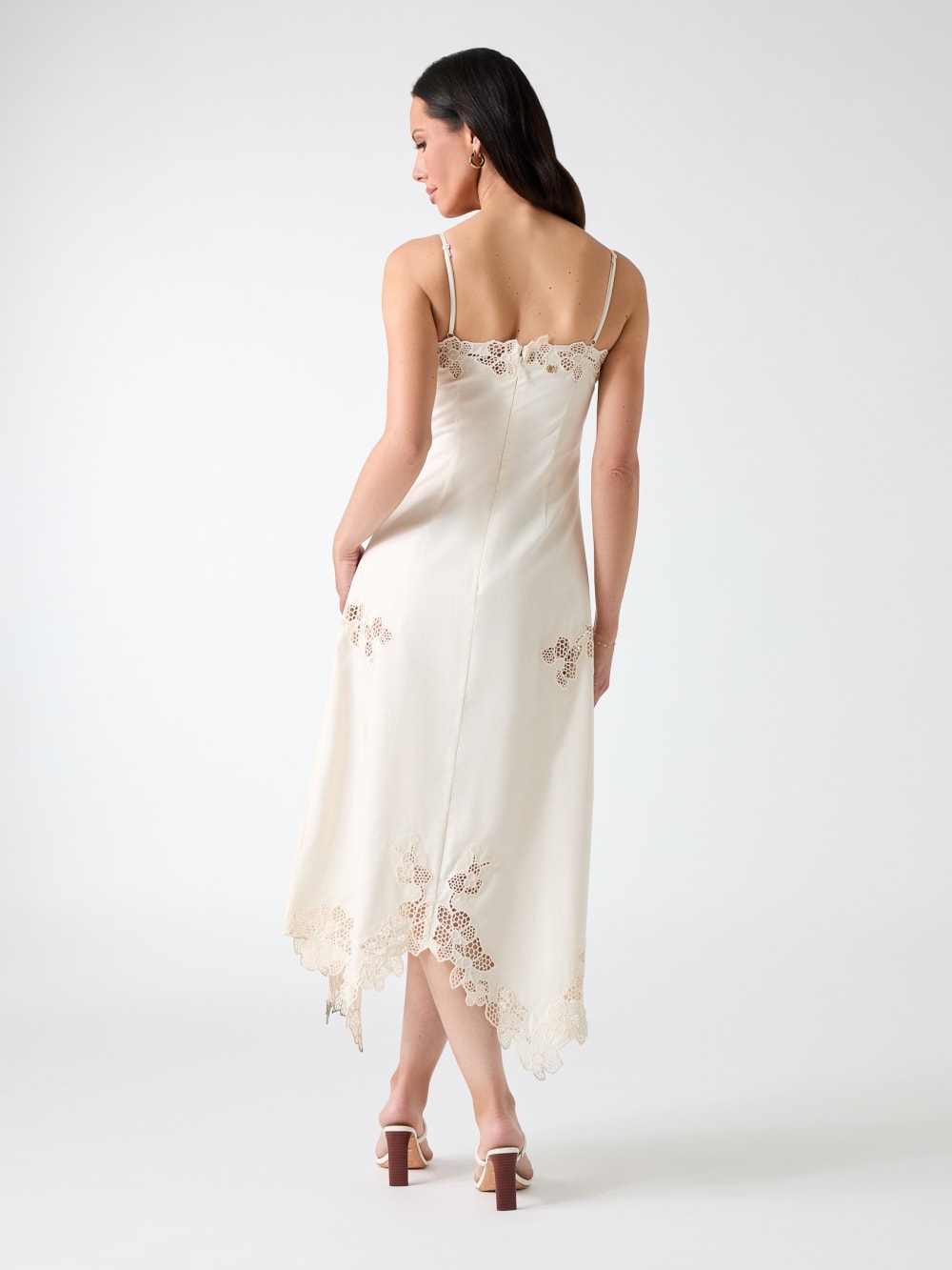 Brooke Crochet Floral Midi Dress - Guess