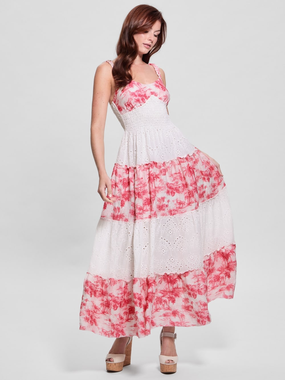 One Size Savina Linen Maxi Dress - Guess