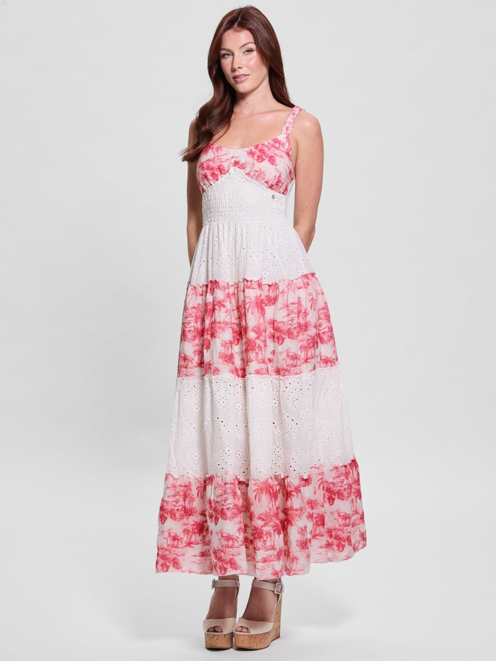 One Size Savina Linen Maxi Dress - Guess