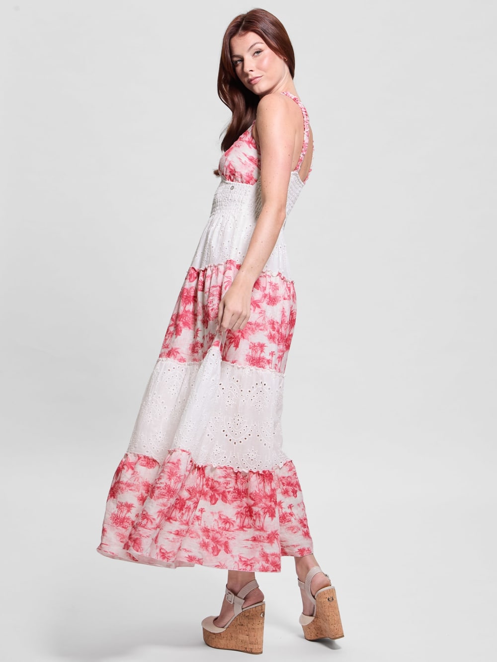 One Size Savina Linen Maxi Dress - Guess