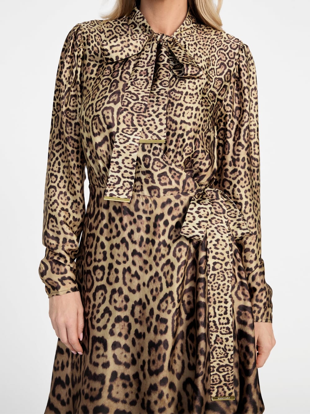 Eco Alanis Printed Satin Dress - Guess