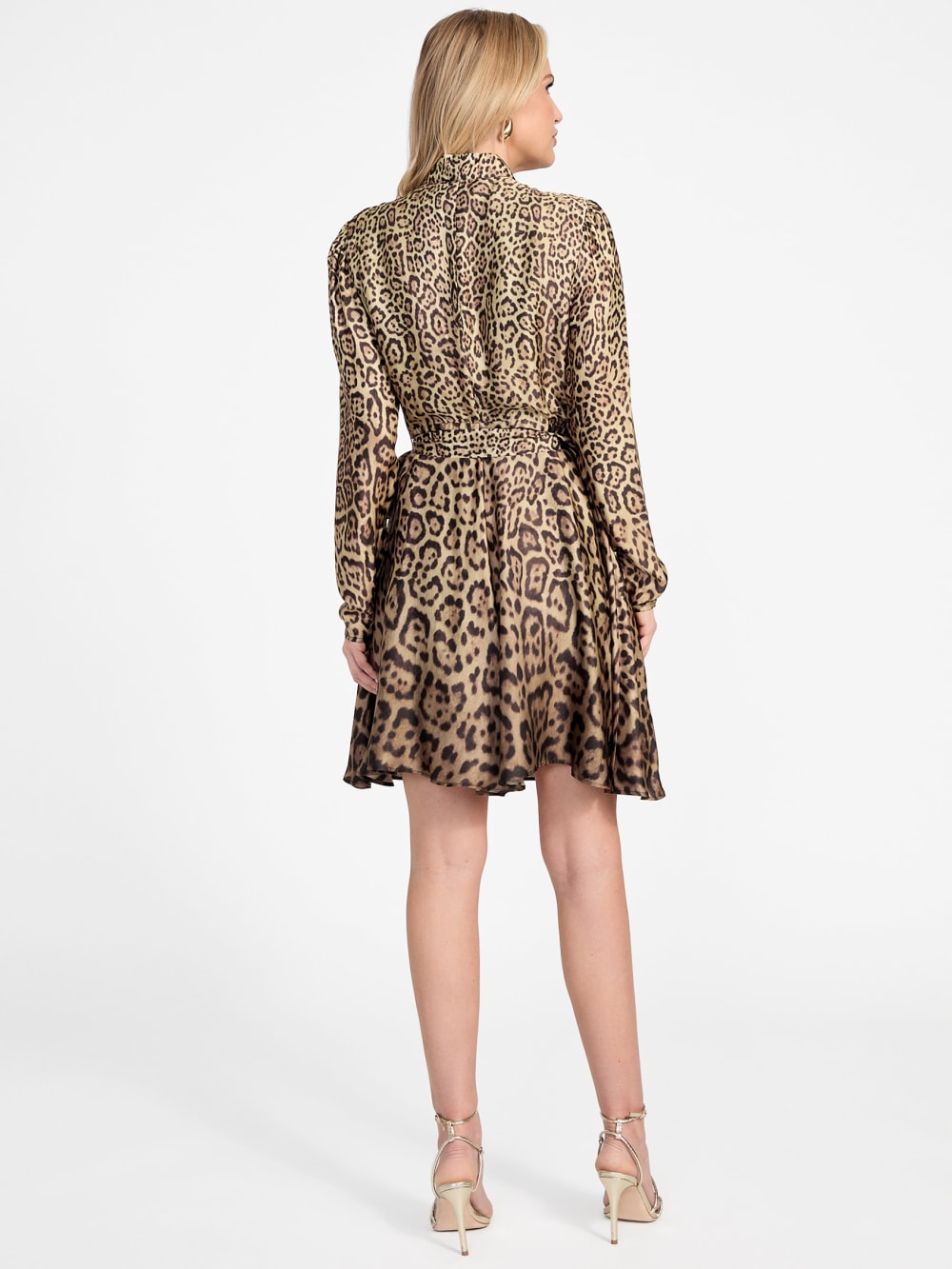 Eco Alanis Printed Satin Dress - Guess