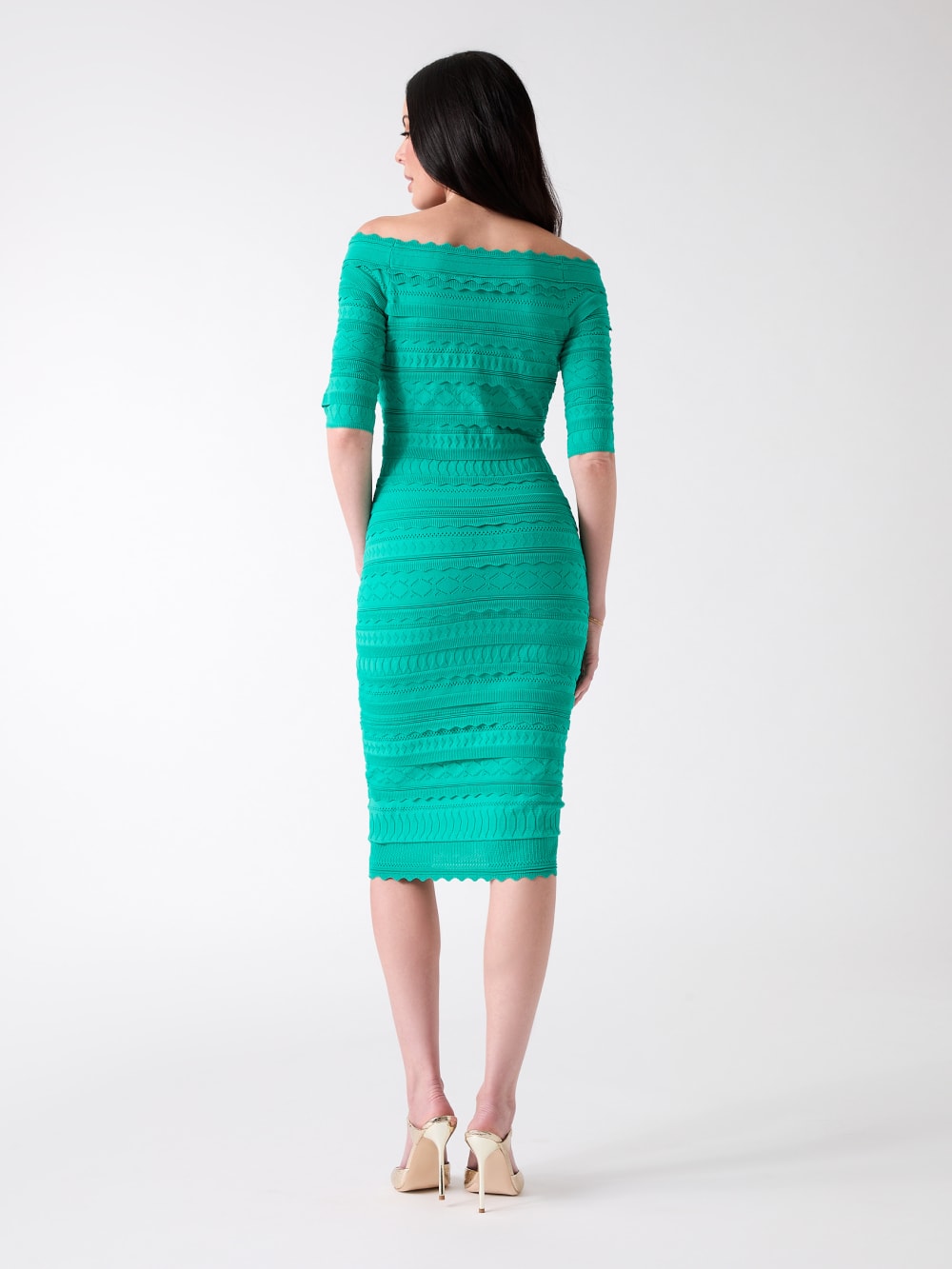 Syria Pointelle Sweater Dress - Guess