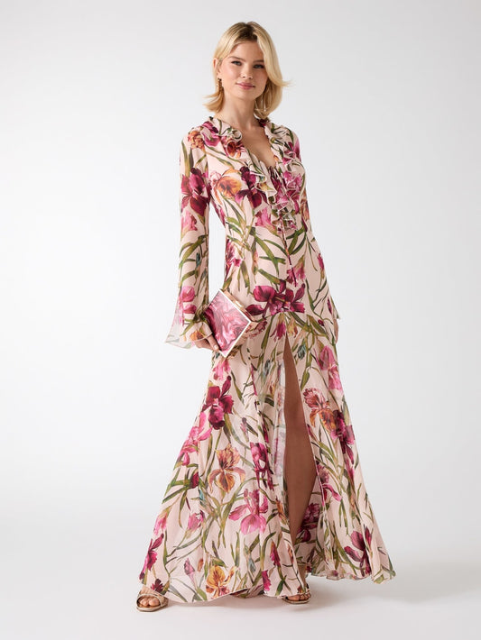 Iris Printed Maxi Dress - Guess