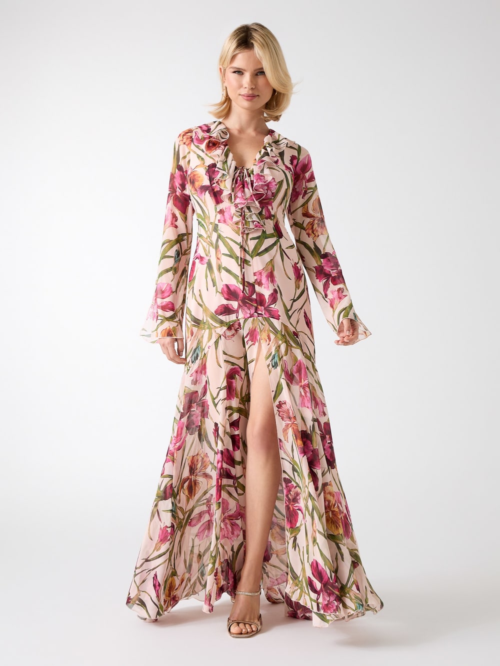 Iris Printed Maxi Dress - Guess