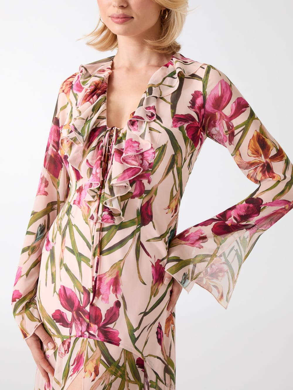 Iris Printed Maxi Dress - Guess