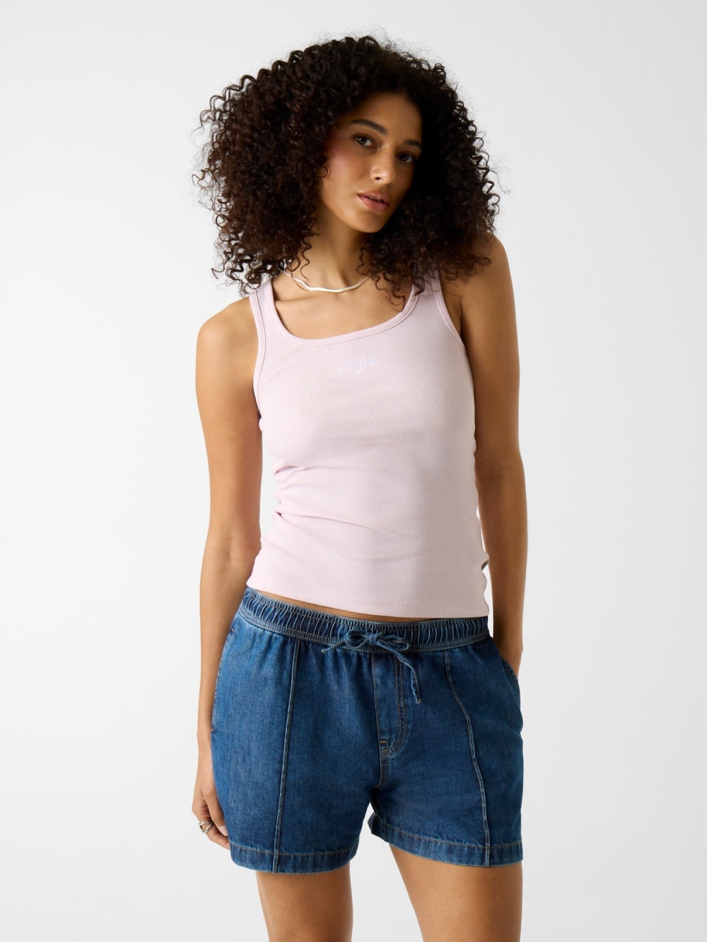Embroidered star tank top - Guess
