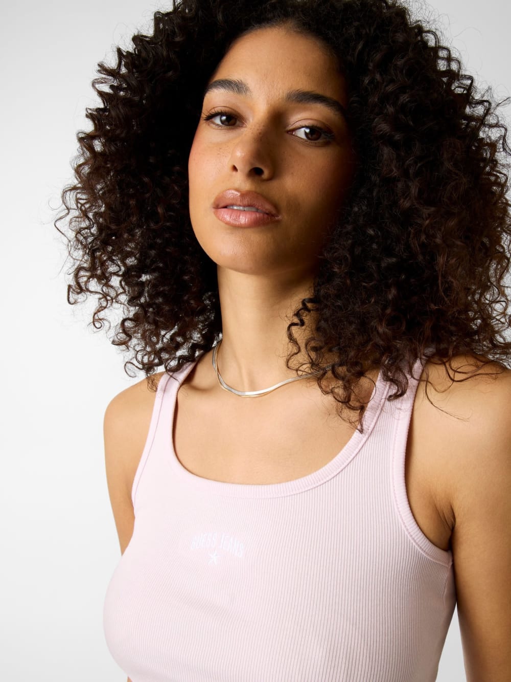 Embroidered star tank top - Guess