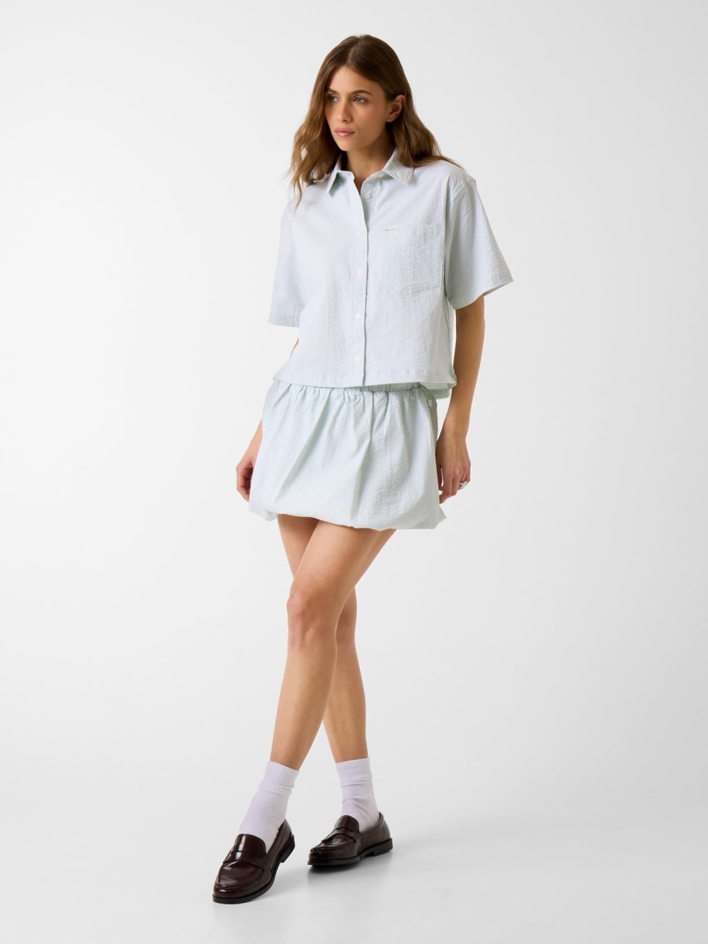 Checked boxy shirt - Guess