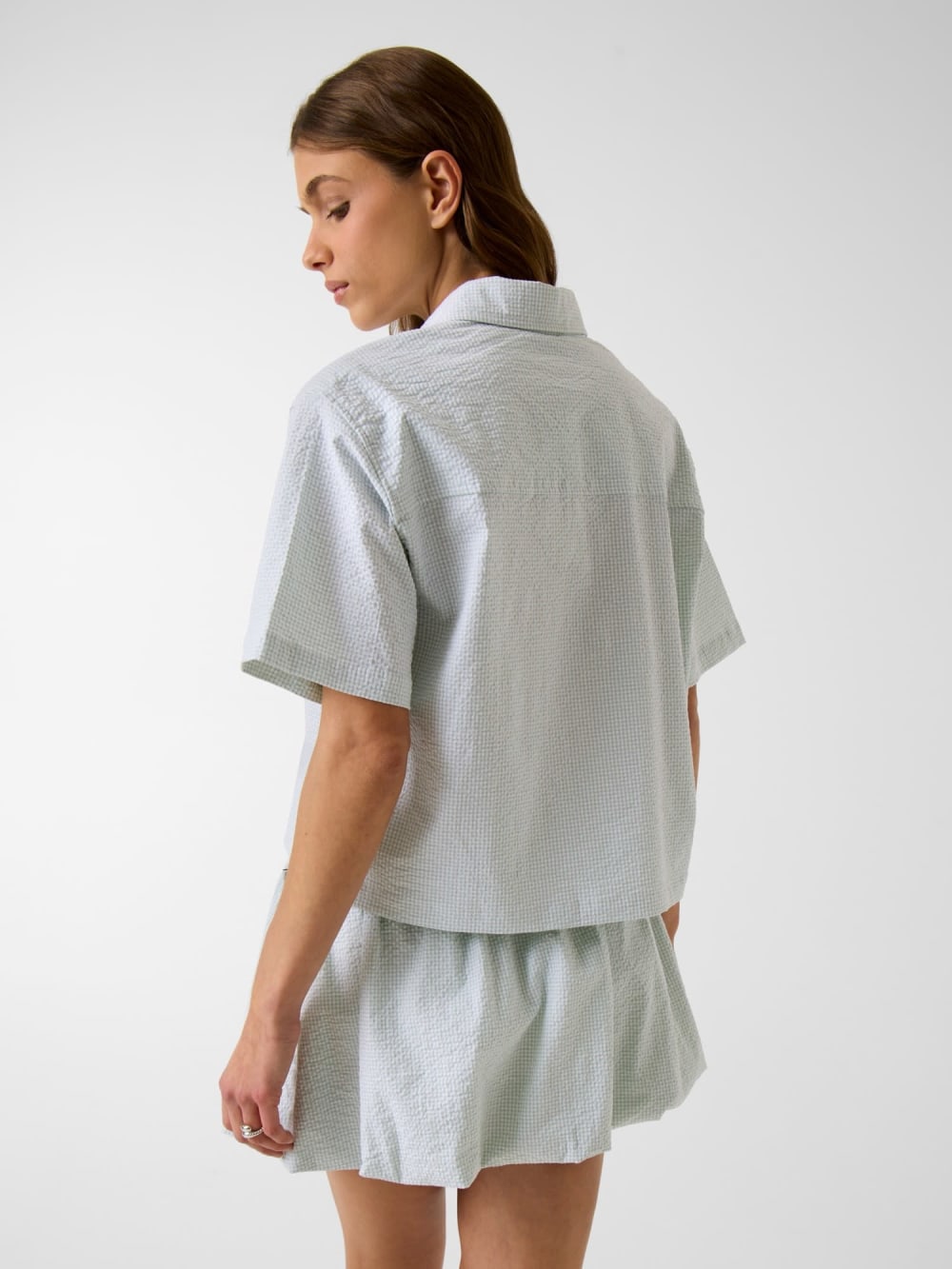 Checked boxy shirt - Guess