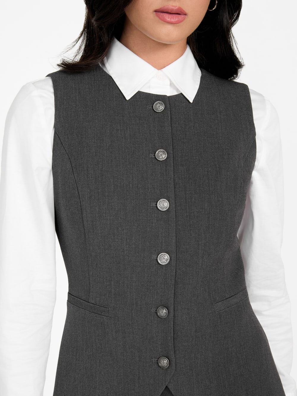 Eco Isabeau Buttoned Vest - Guess