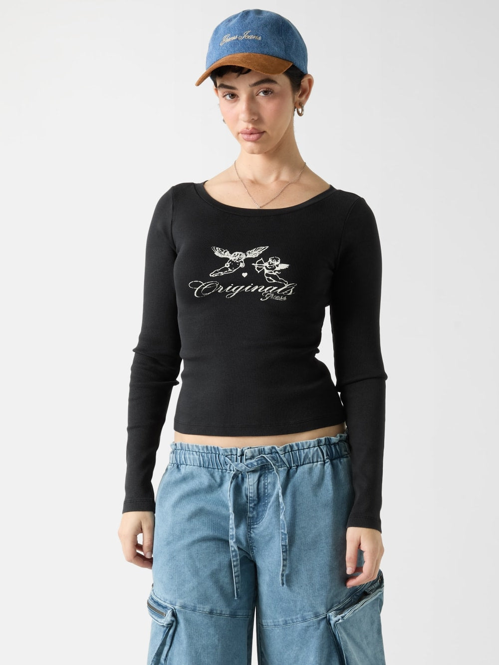 GUESS Originals Eco Boatneck Top - Guess
