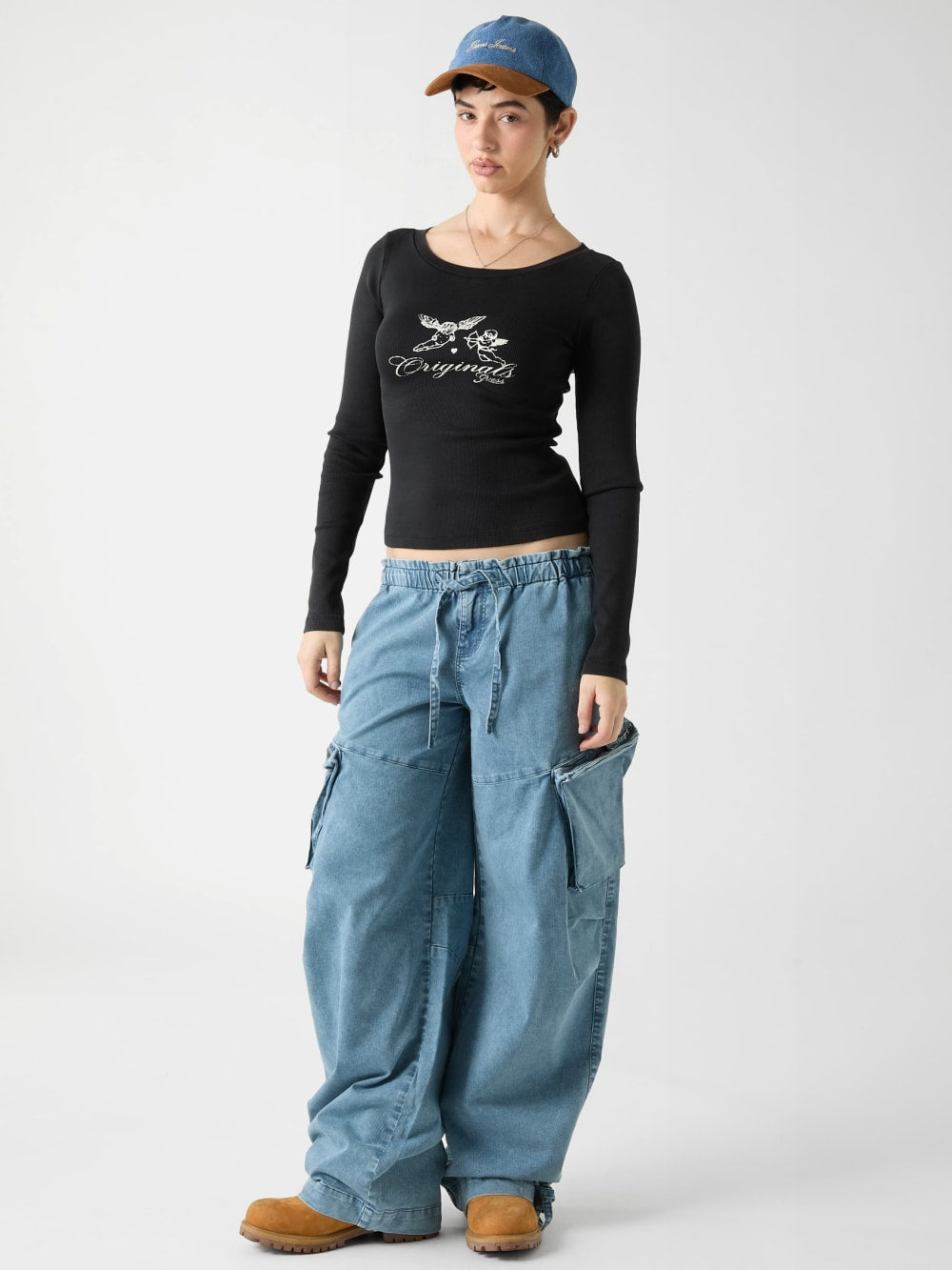 GUESS Originals Eco Boatneck Top - Guess