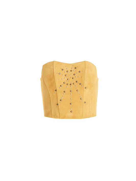 Lace-Up Bustier Top - Guess