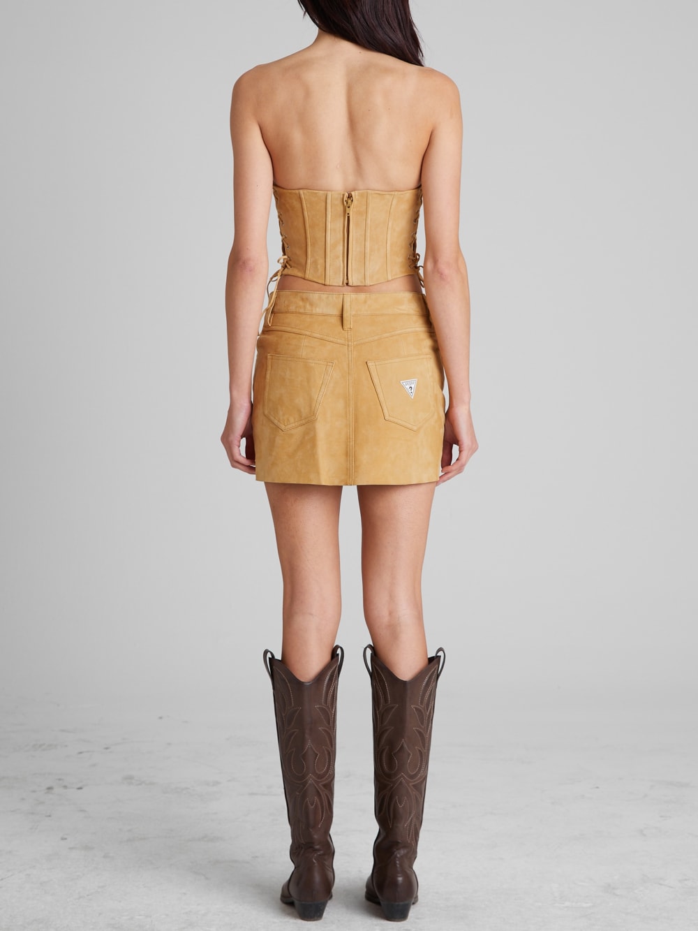 Lace-Up Bustier Top - Guess