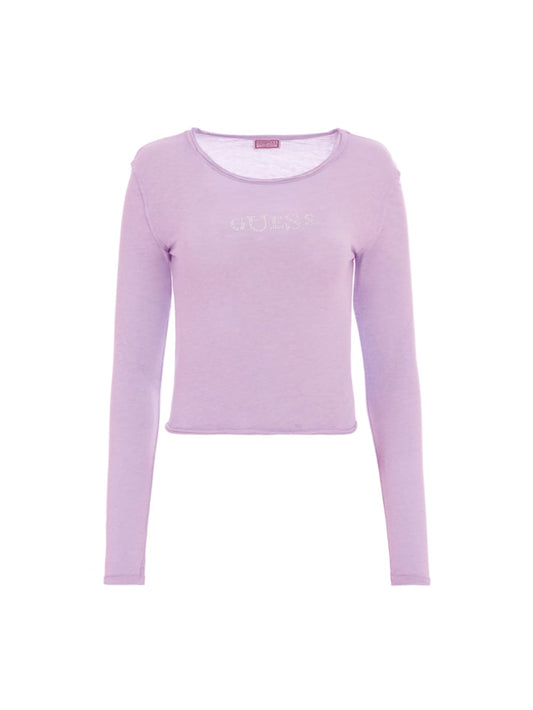 long-sleeve stretch tee - Guess
