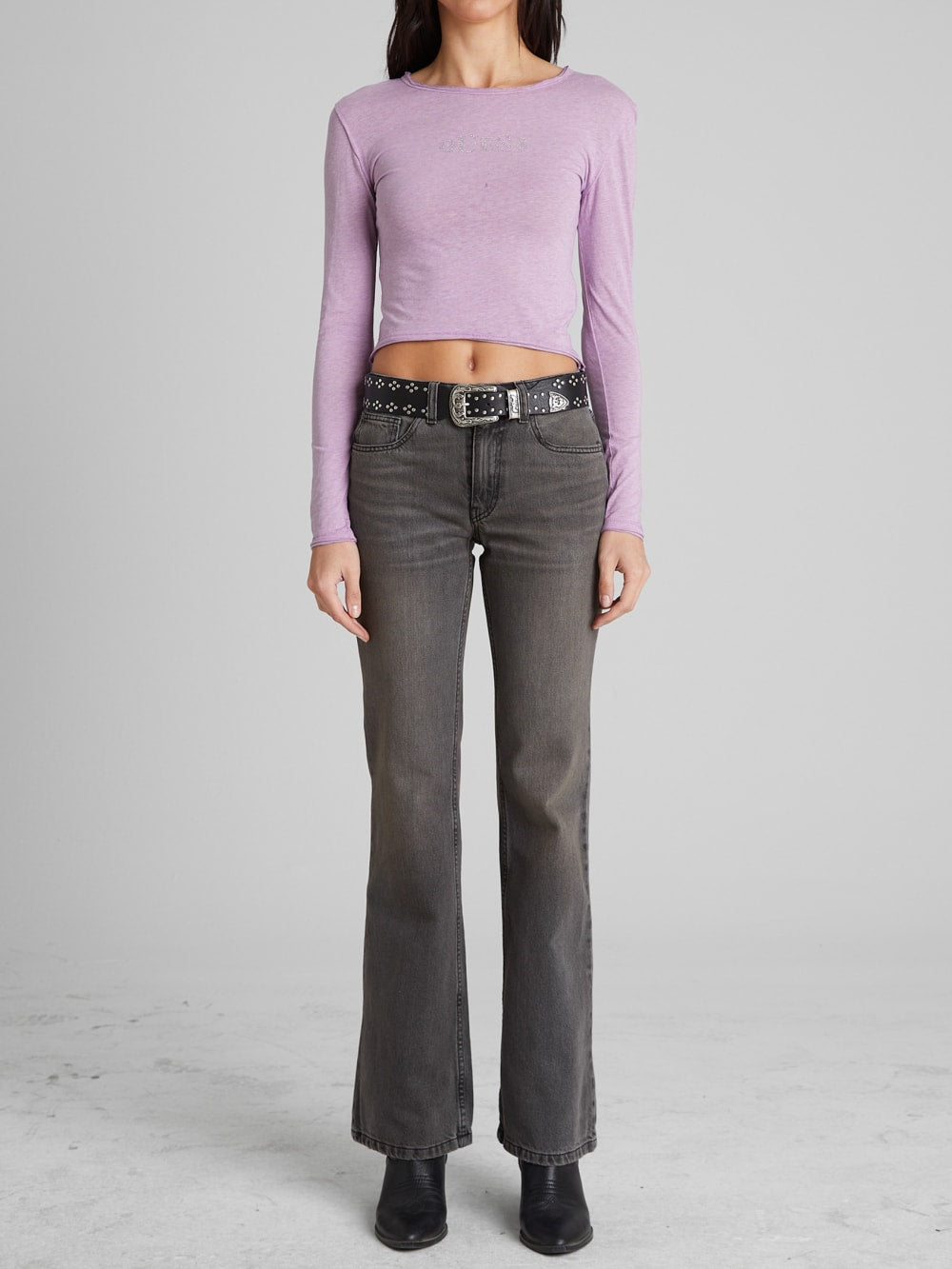 long-sleeve stretch tee - Guess