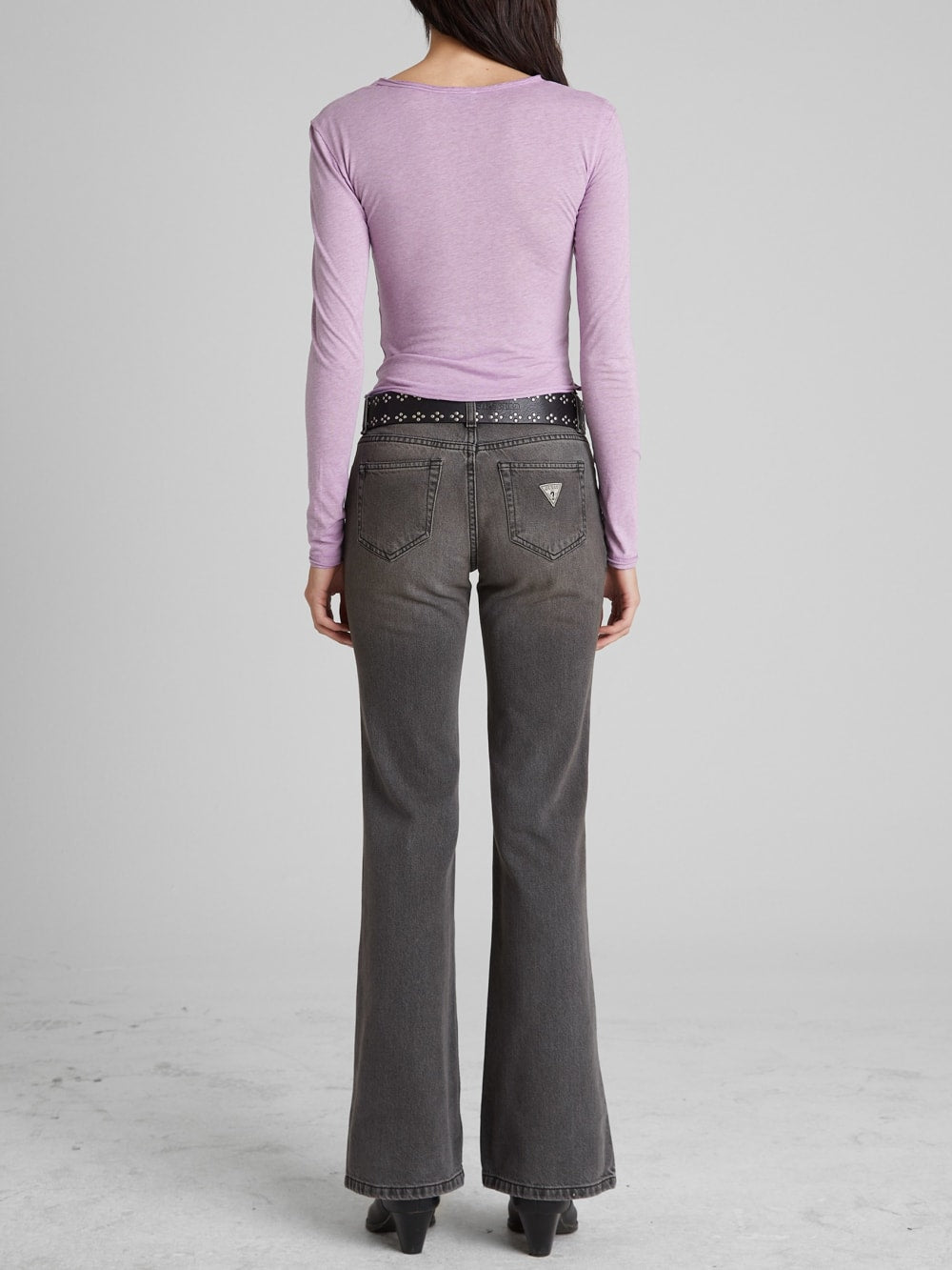 long-sleeve stretch tee - Guess
