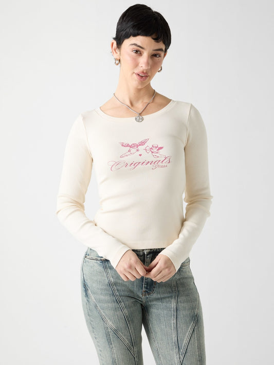 GUESS Originals Eco Boatneck Top - Guess