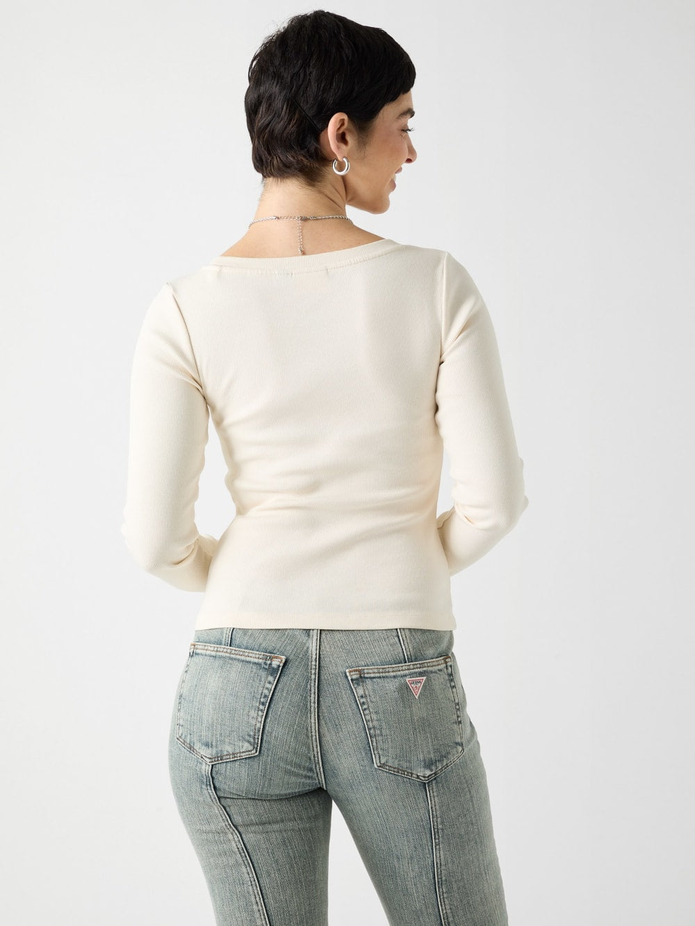 GUESS Originals Eco Boatneck Top - Guess
