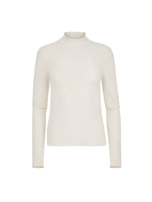 long-sleeve lettuce edge top - Guess