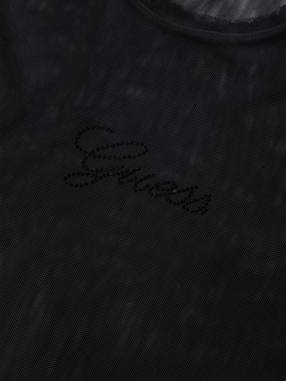 mesh long-sleeve tee - Guess