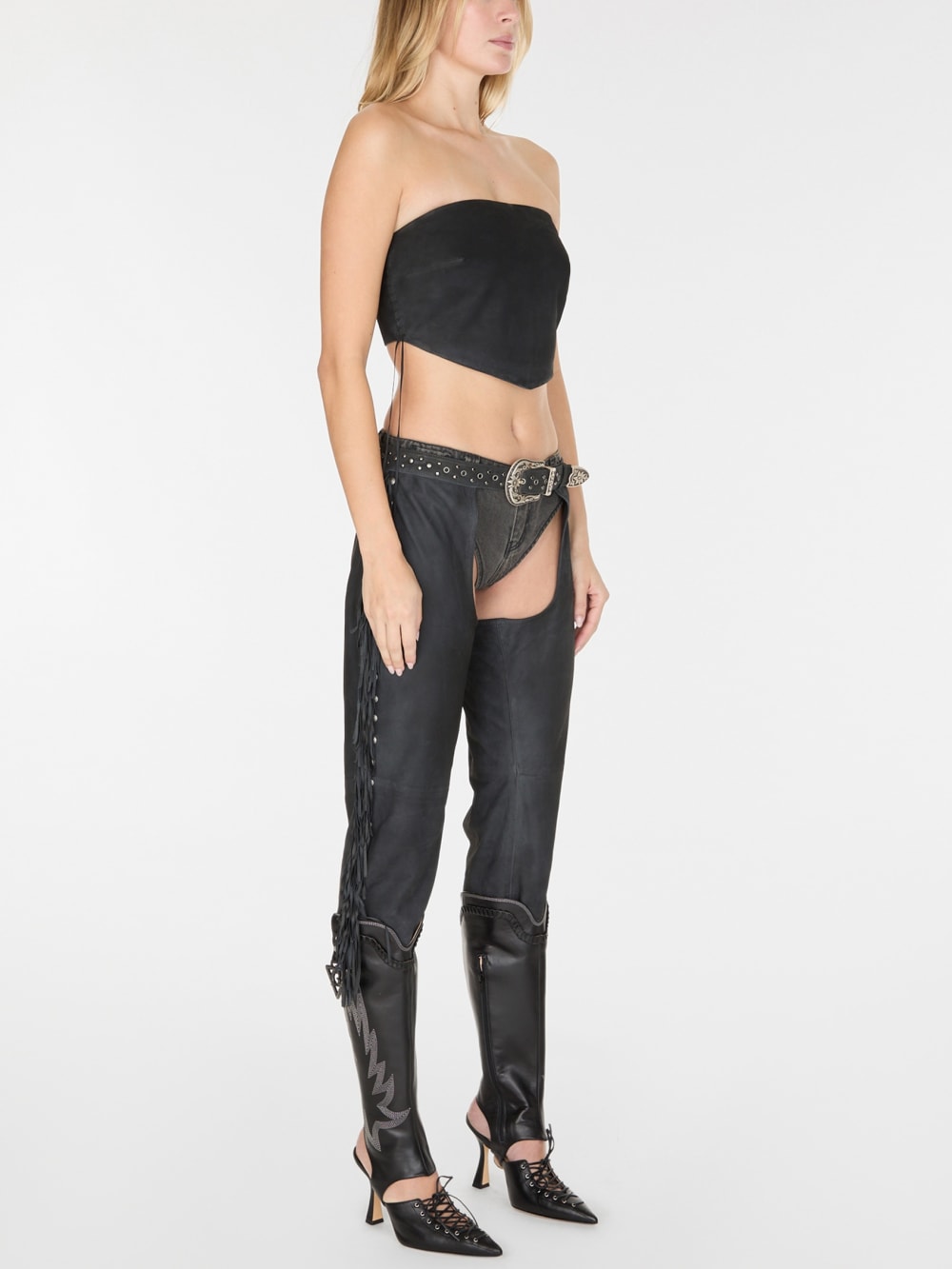 washed suede bandeau - Guess