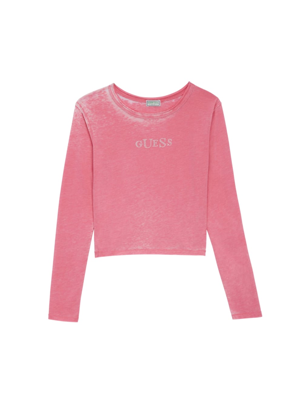 long-sleeve stretch tee - Guess