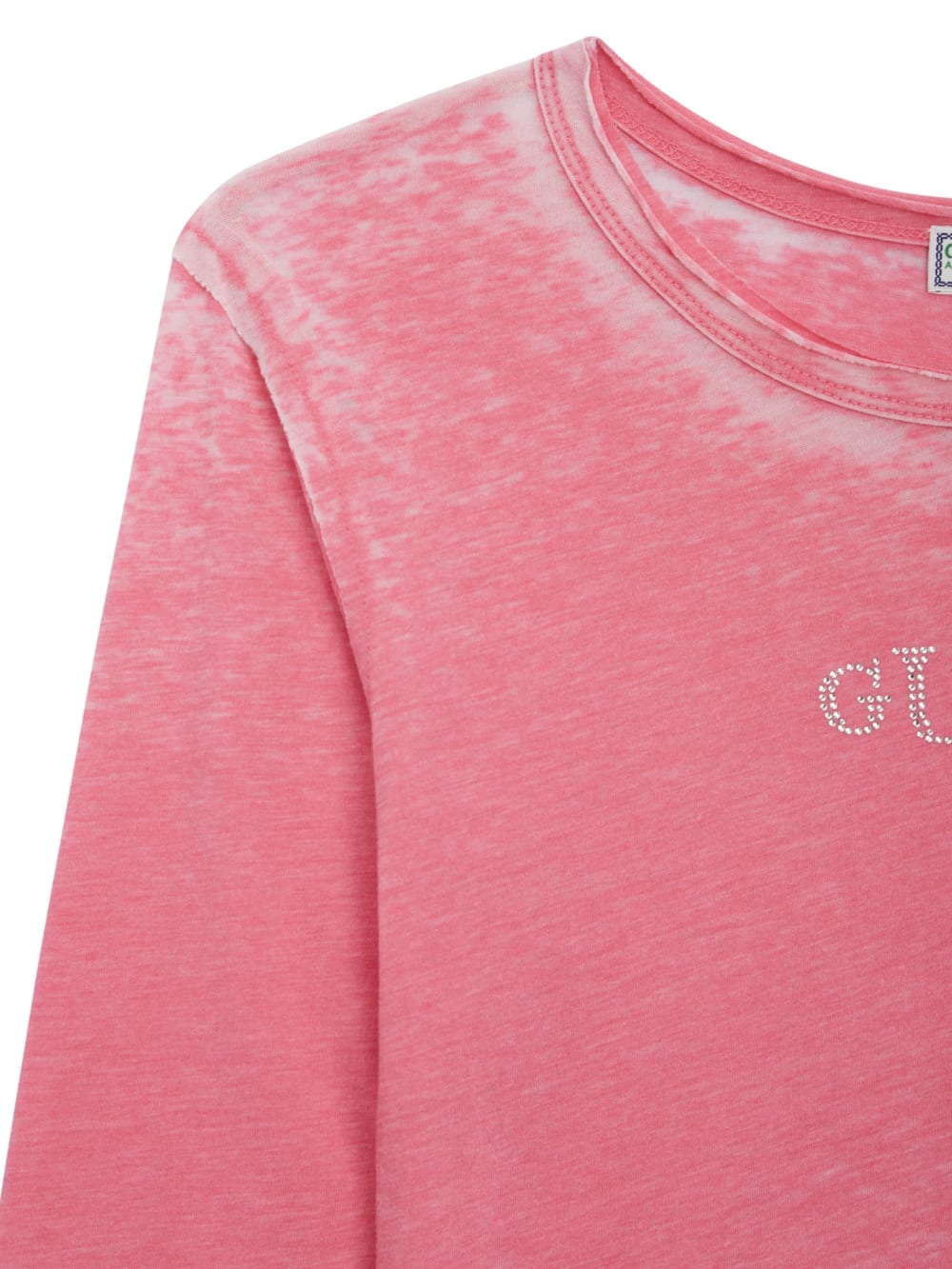 long-sleeve stretch tee - Guess