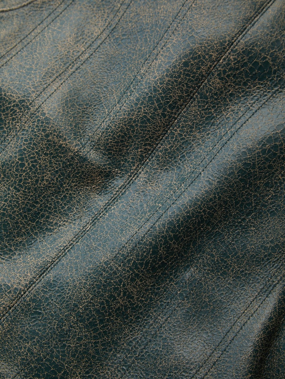 crackled leather top - Guess