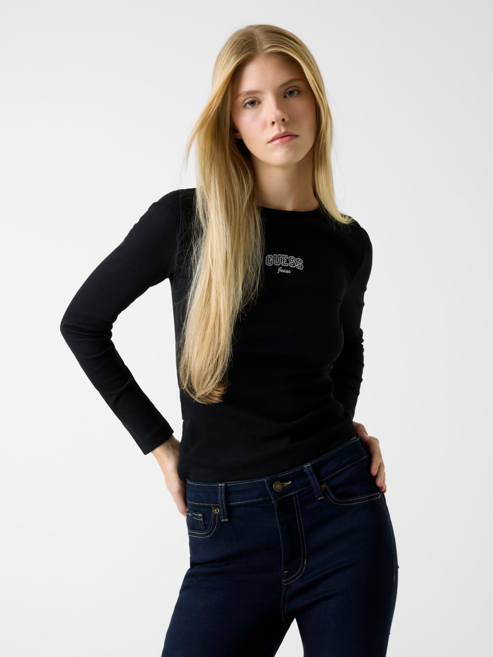 Embroidered logo t-shirt - Guess