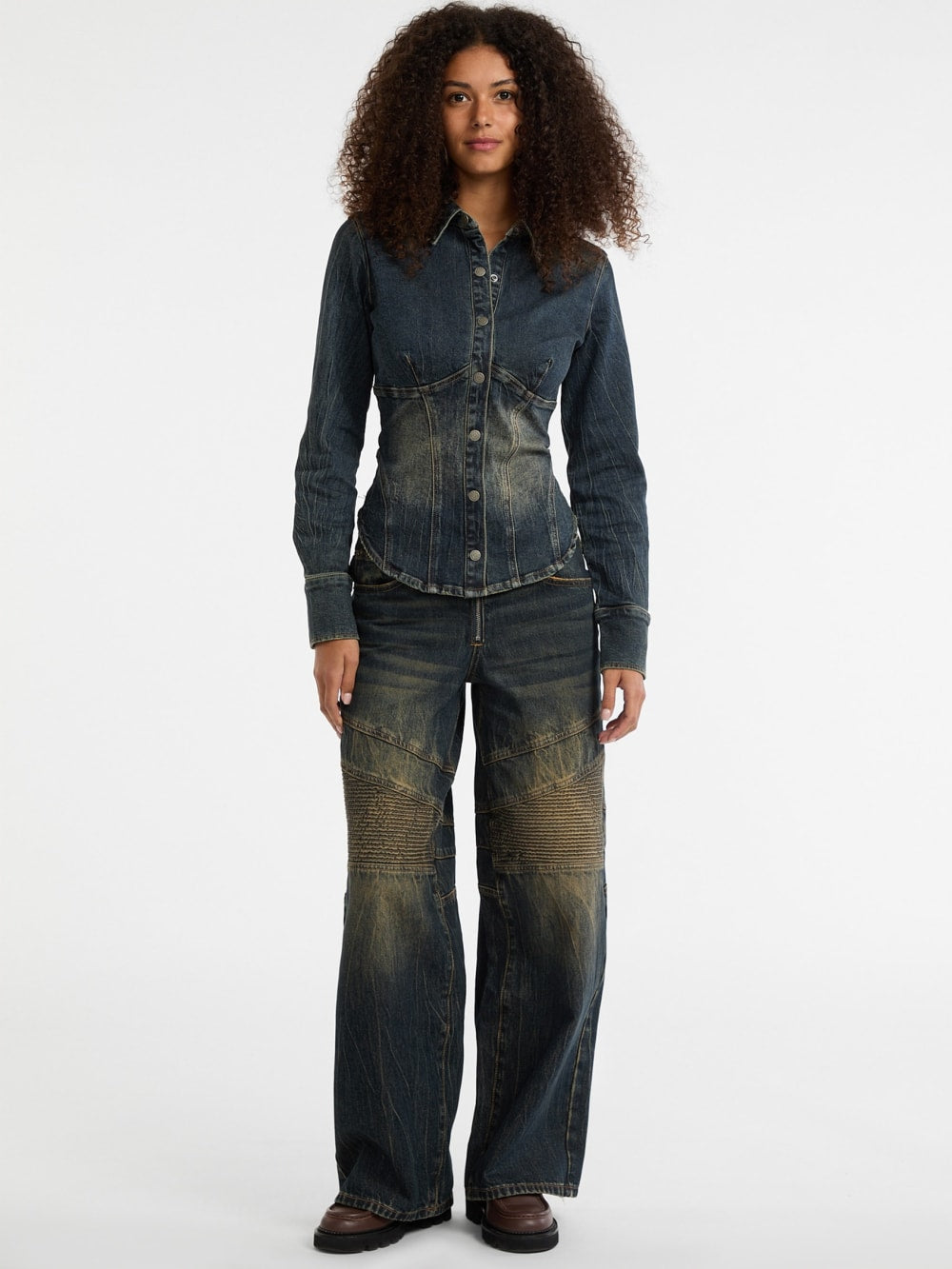 GUESS Originals Denim Corset Top - Guess