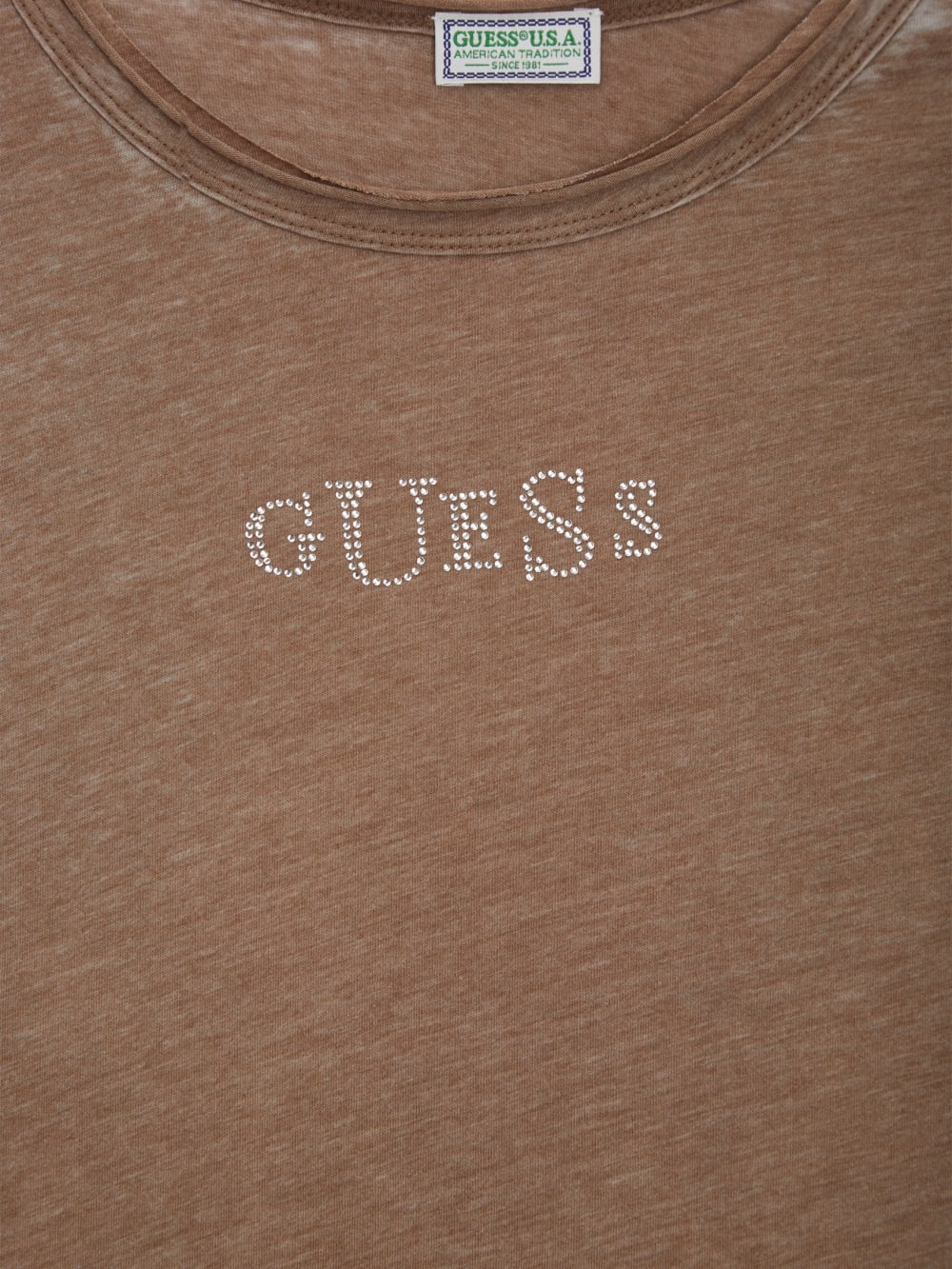 long-sleeve stretch tee - Guess