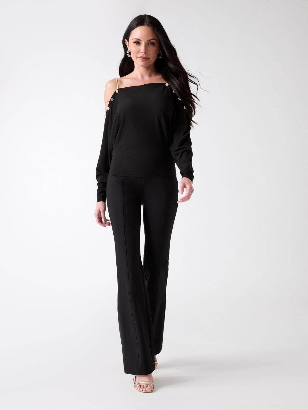 Eco Adri Off-the-Shoulder Crystal Top - Guess
