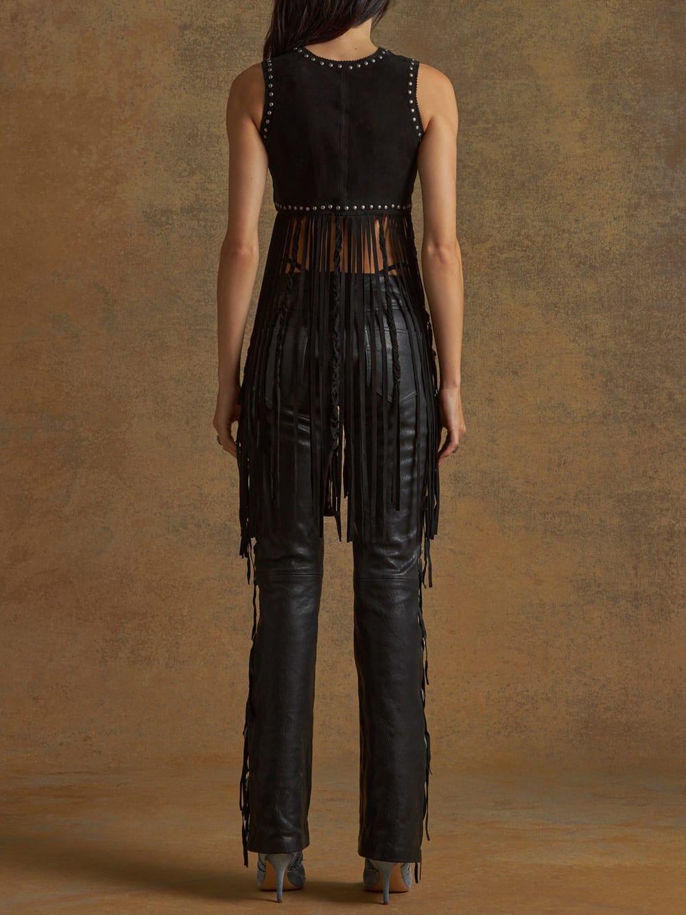 fringe vest - Guess