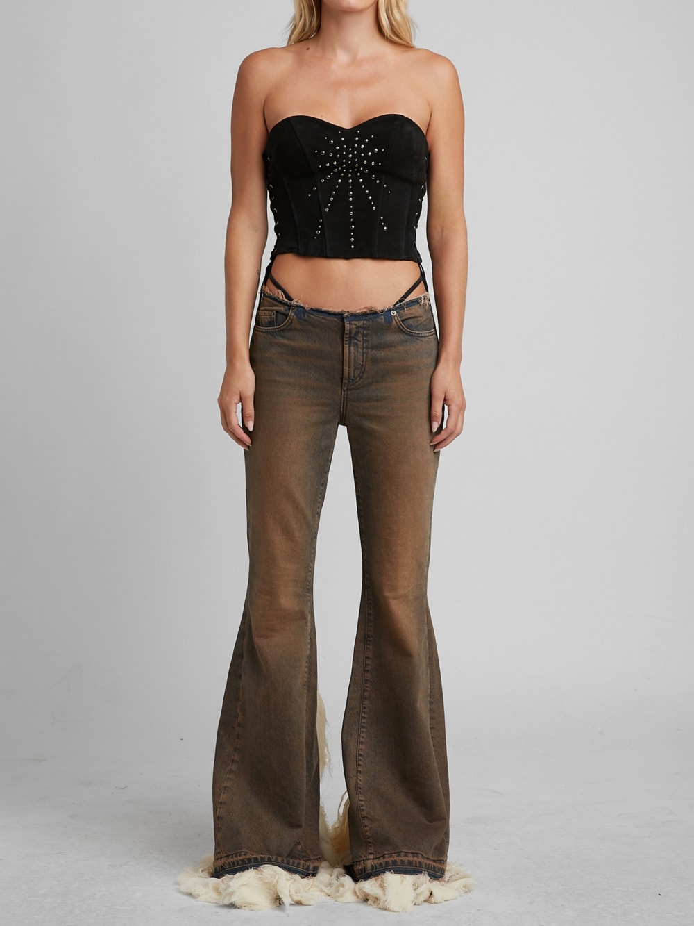 Lace-Up Bustier Top - Guess