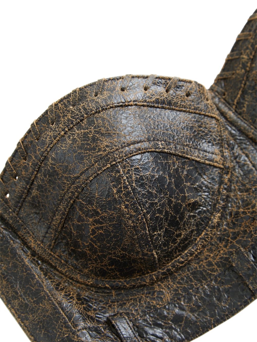 crackle leather bra - Guess