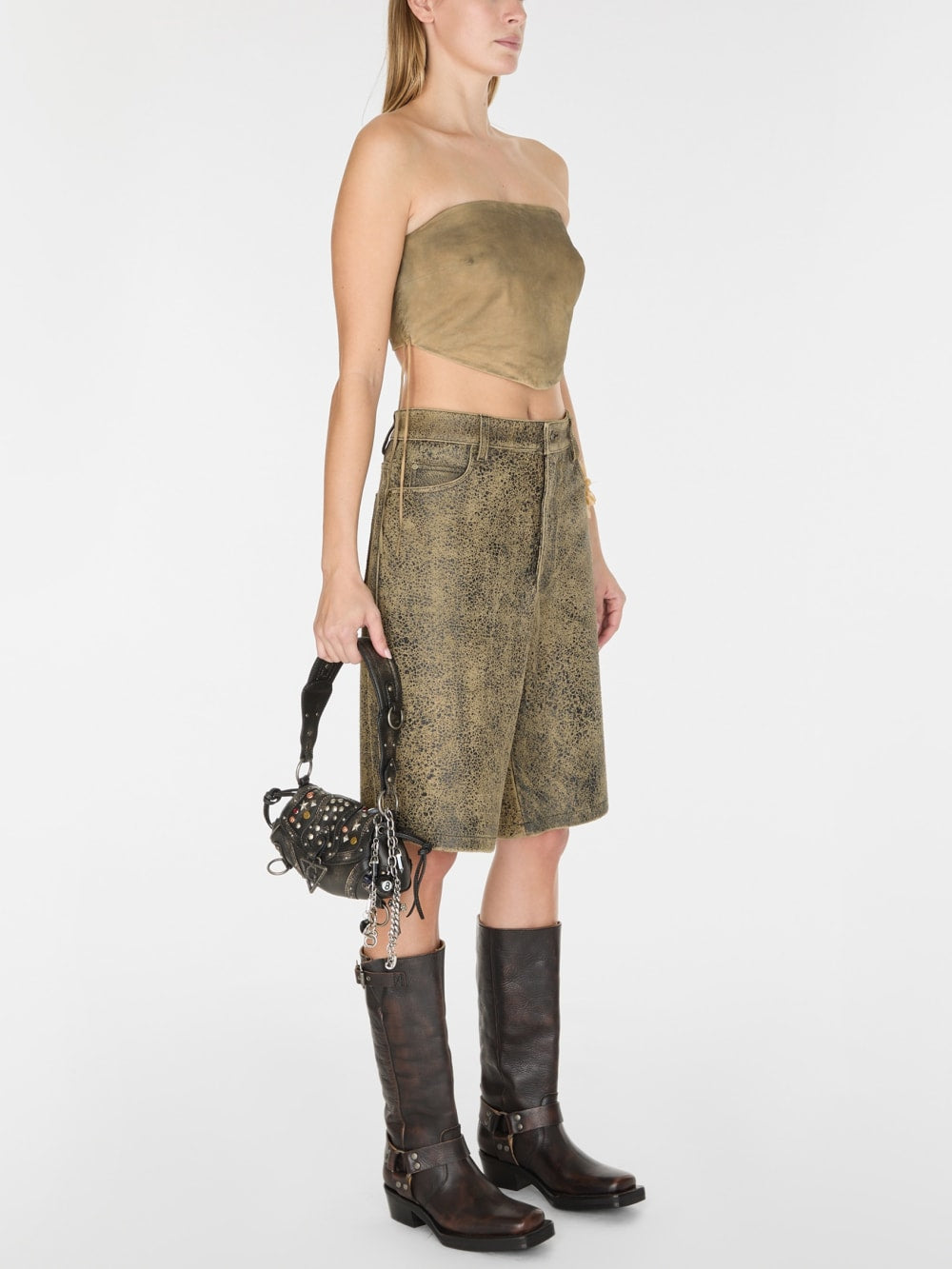 washed suede bandeau - Guess