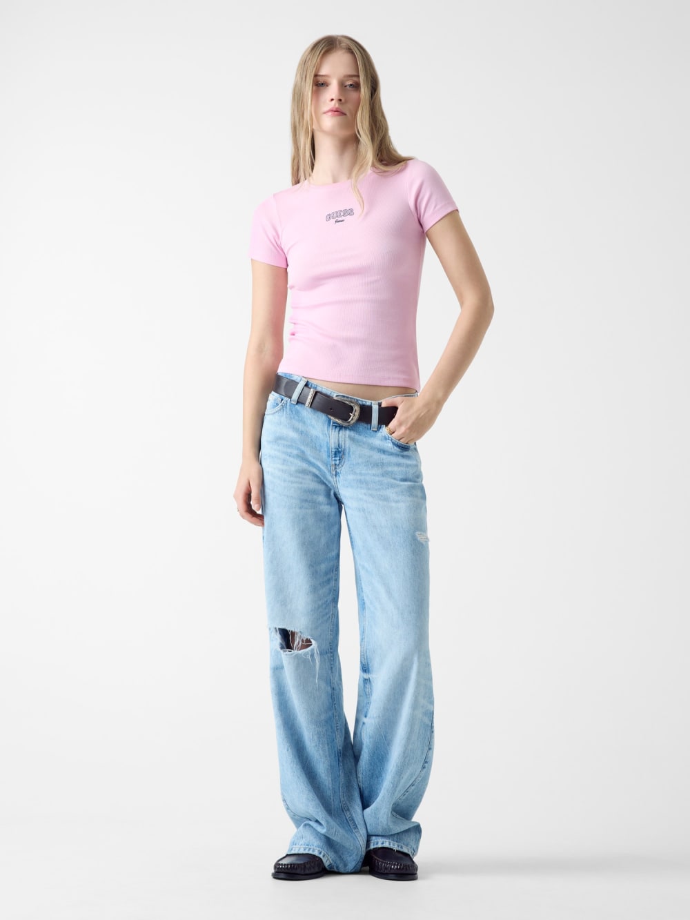 Embroidered logo t-shirt - Guess
