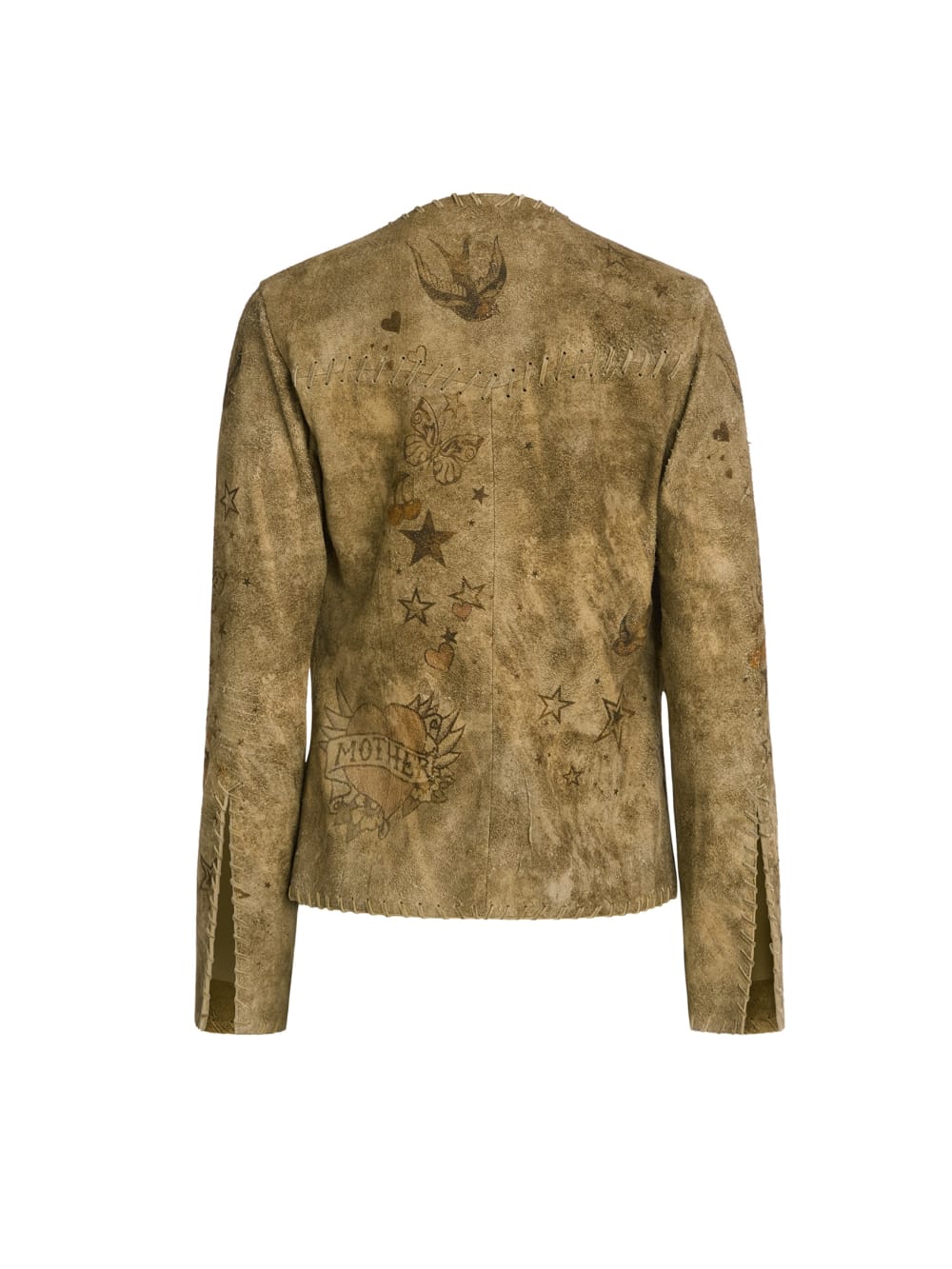 printed suede top - Guess