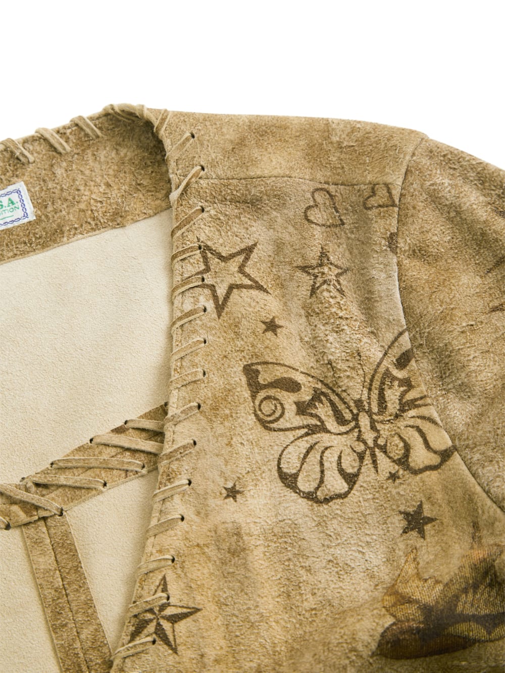 printed suede top - Guess