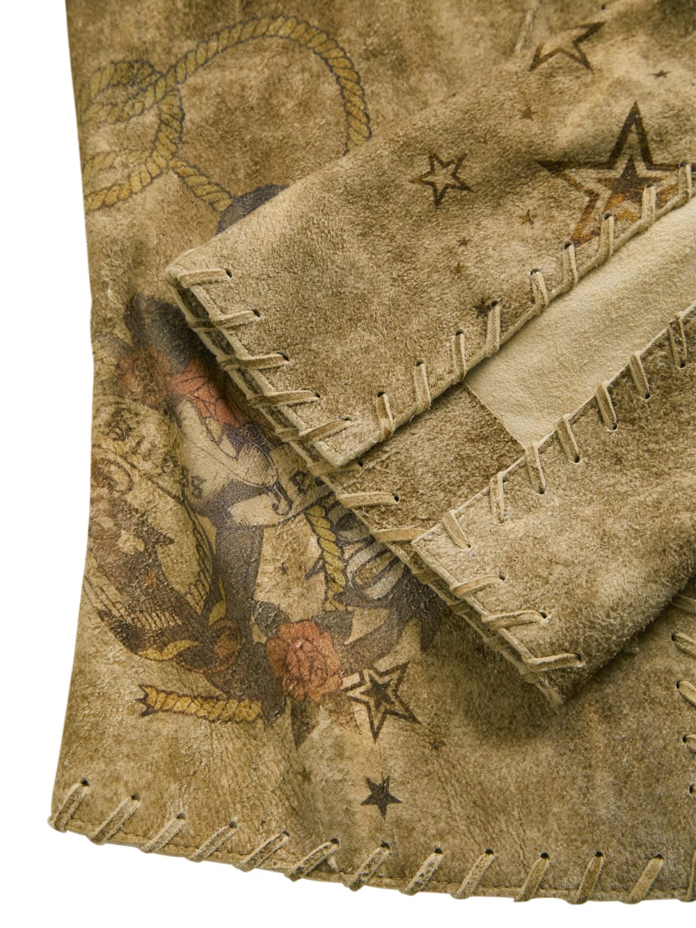 printed suede top - Guess