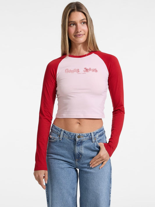 Baby Raglan Long-Sleeve Tee - Guess