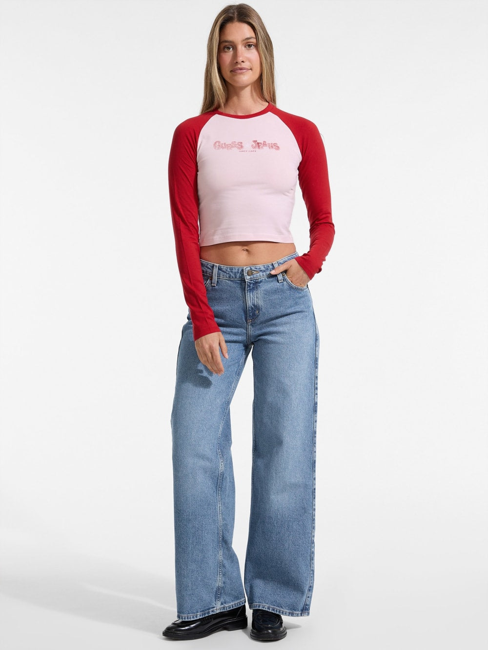 Baby Raglan Long-Sleeve Tee - Guess