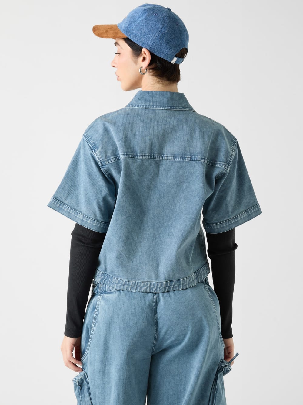 GUESS Originals Zipped Denim Shirt - Guess